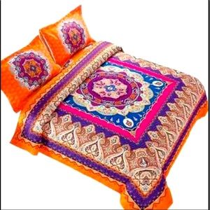 Mandala Bohemian 3 piece duvet cover set